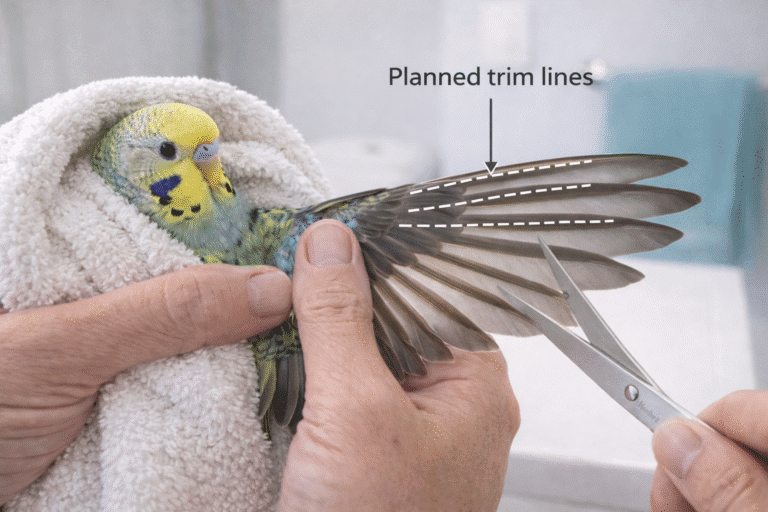 Safe Wing Clipping Guide for Pet Birds