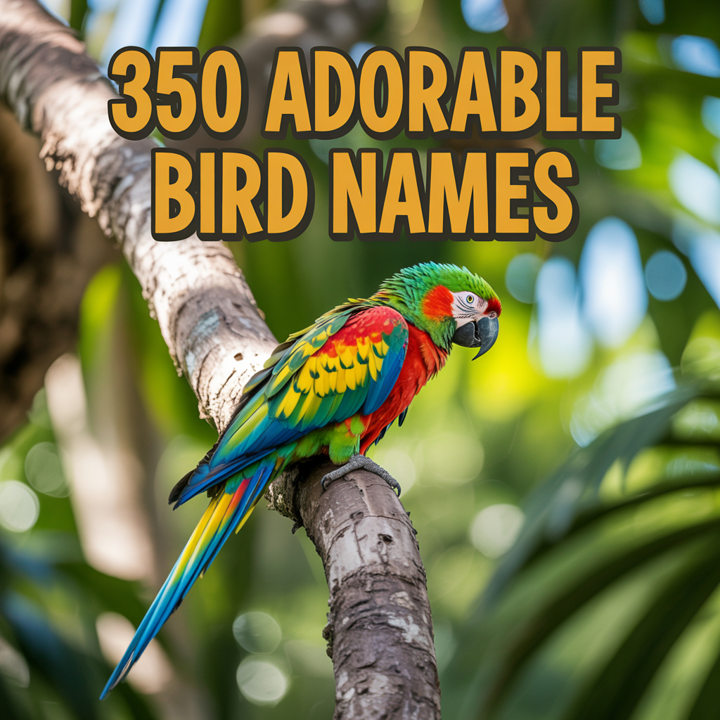 350 Adorable Bird Names You’ll Love